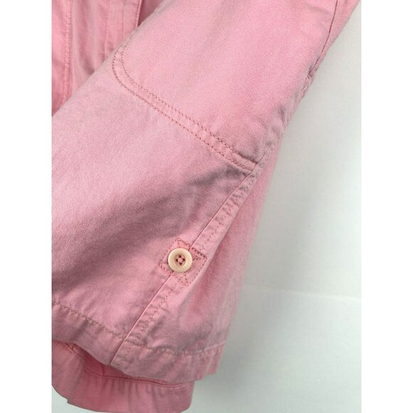 Talbots Shorts Women's Size 16P Petite Pink Cotton Linen Stretch Zip Pockets - Picture 3 of 8